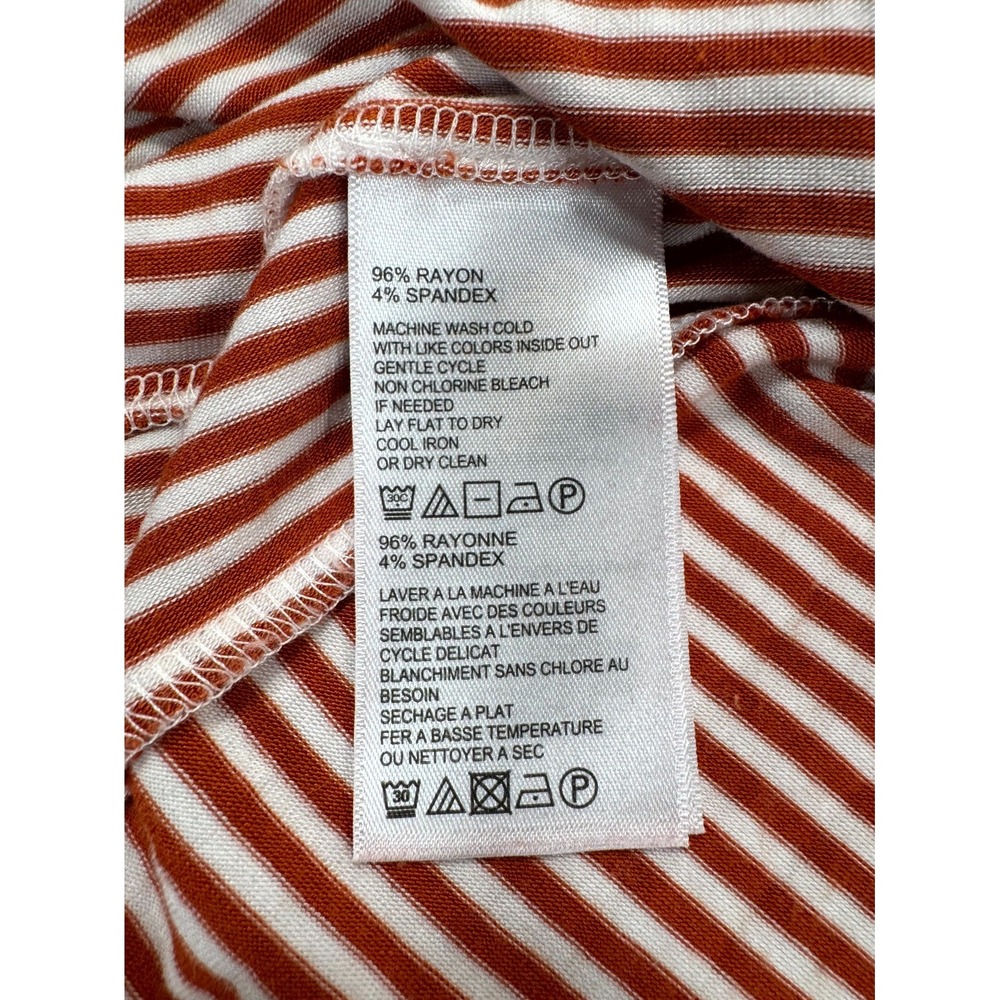 Tommy Bahama Texas Longhorns Shirt Womens Medium Red White Striped NCAA Top - Picture 6 of 14